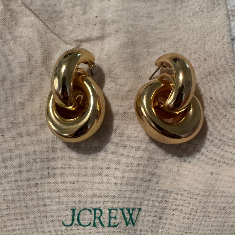 J. Crew gold earrings